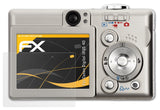 Panzerfolie atFoliX kompatibel mit Canon Digital IXUS 40, entspiegelnde und stoßdämpfende FX (3X)