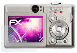 Glasfolie atFoliX kompatibel mit Canon Digital IXUS 40, 9H Hybrid-Glass FX