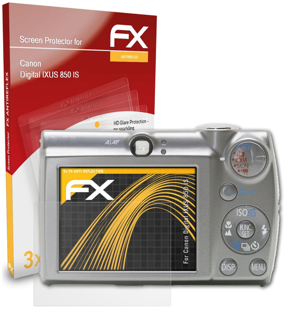 atFoliX FX-Antireflex Displayschutzfolie für Canon Digital IXUS 850 IS