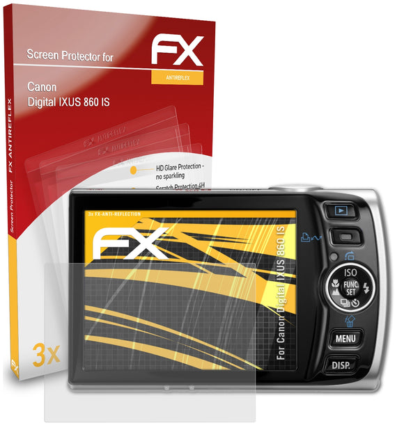 atFoliX FX-Antireflex Displayschutzfolie für Canon Digital IXUS 860 IS