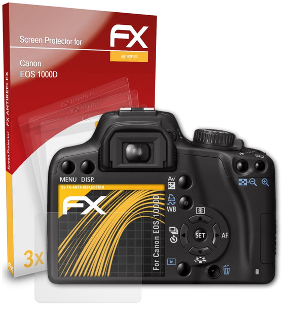 atFoliX FX-Antireflex Displayschutzfolie für Canon EOS 1000D