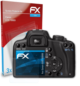 atFoliX FX-Clear Schutzfolie für Canon EOS 1000D
