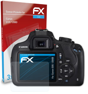 atFoliX FX-Clear Schutzfolie für Canon EOS 1200D