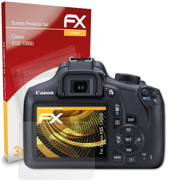atFoliX FX-Antireflex Displayschutzfolie für Canon EOS 1300D