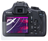 Glasfolie atFoliX kompatibel mit Canon EOS 1300D / EOS Rebel T6, 9H Hybrid-Glass FX