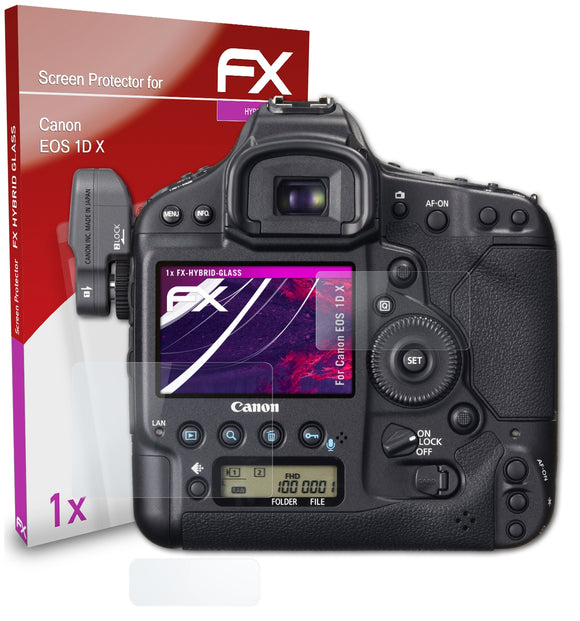 atFoliX FX-Hybrid-Glass Panzerglasfolie für Canon EOS 1D X