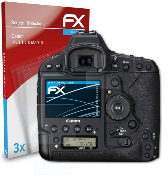 atFoliX FX-Clear Schutzfolie für Canon EOS 1D X Mark II