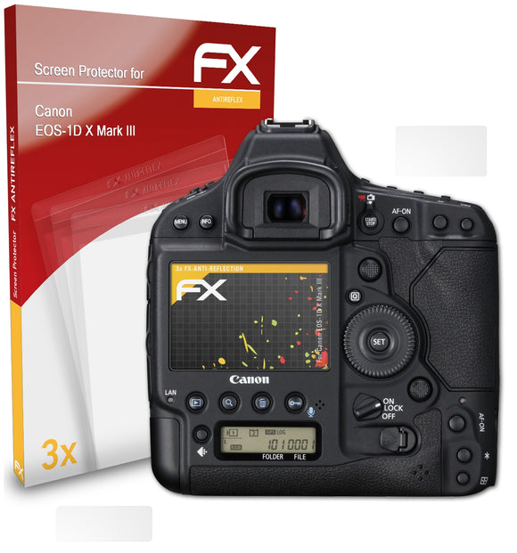 atFoliX FX-Antireflex Displayschutzfolie für Canon EOS-1D X Mark III