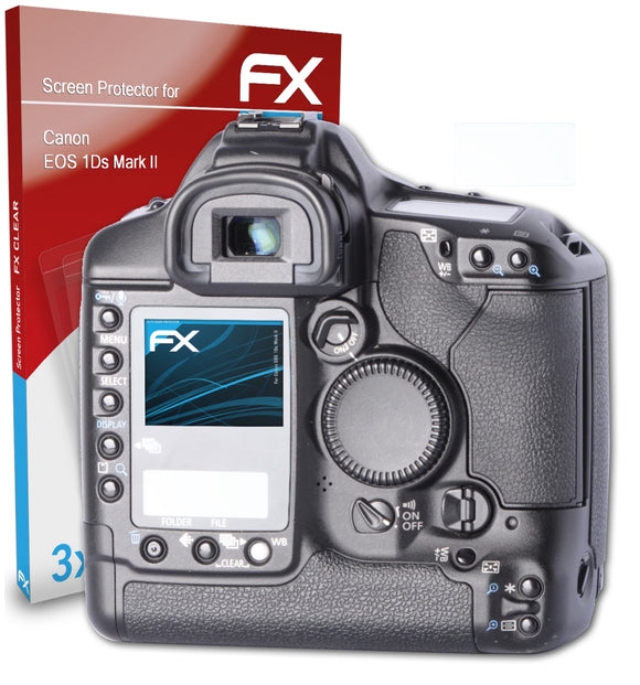 atFoliX FX-Clear Schutzfolie für Canon EOS 1Ds Mark II