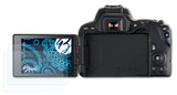 Schutzfolie Bruni kompatibel mit Canon EOS 200D / Rebel SL2, glasklare (2X)