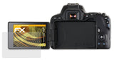 Panzerfolie atFoliX kompatibel mit Canon EOS 200D / Rebel SL2, entspiegelnde und stoßdämpfende FX (3X)