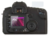 Glasfolie atFoliX kompatibel mit Canon EOS 20D, 9H Hybrid-Glass FX (1er Set)