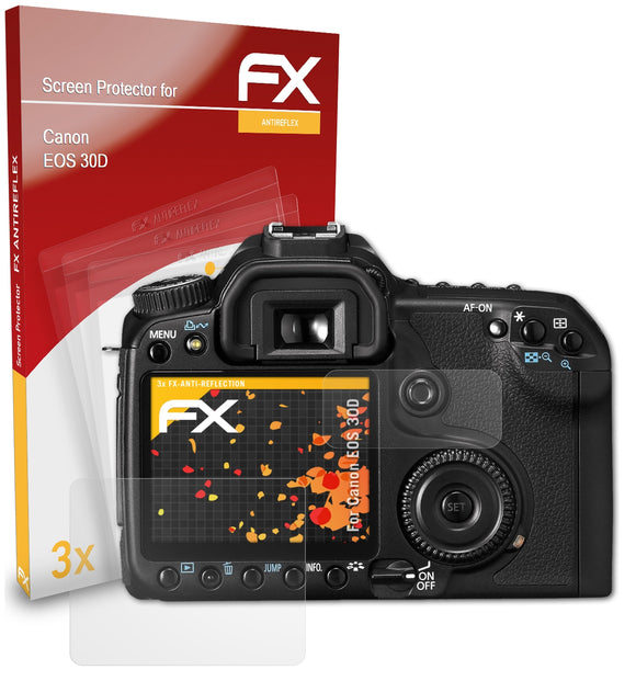 atFoliX FX-Antireflex Displayschutzfolie für Canon EOS 30D