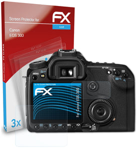 atFoliX FX-Clear Schutzfolie für Canon EOS 30D