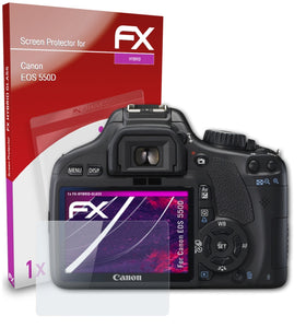 atFoliX FX-Hybrid-Glass Panzerglasfolie für Canon EOS 550D