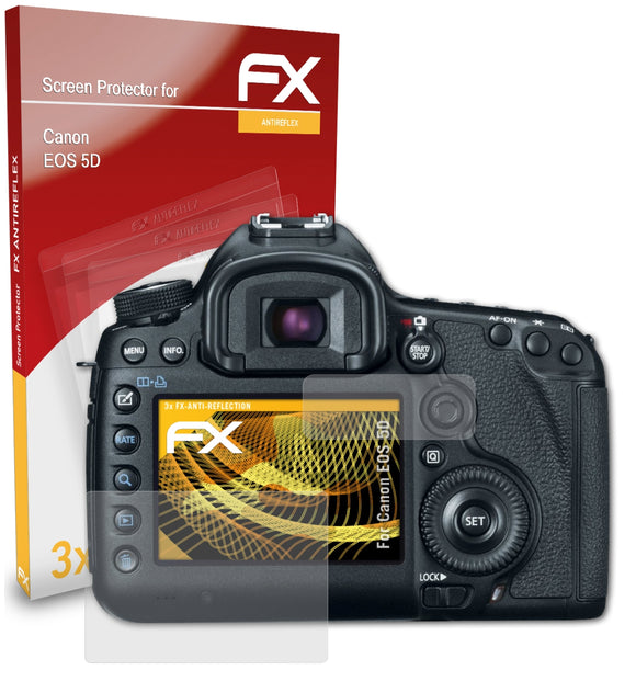 atFoliX FX-Antireflex Displayschutzfolie für Canon EOS 5D