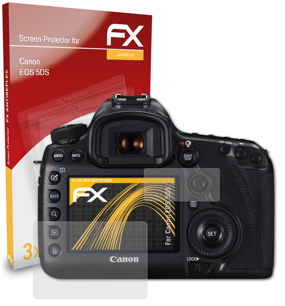 atFoliX FX-Antireflex Displayschutzfolie für Canon EOS 5DS