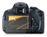 Panzerfolie atFoliX kompatibel mit Canon EOS 700D / Rebel T5i, entspiegelnde und stoßdämpfende FX (3X)