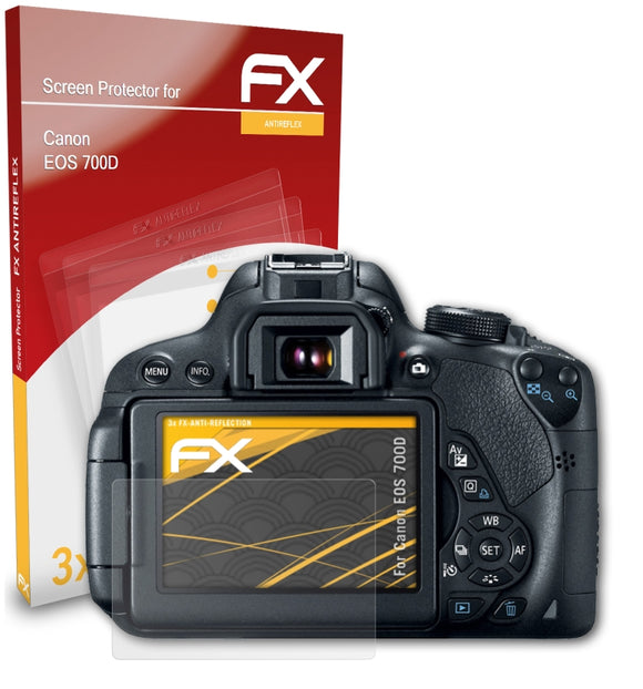 atFoliX FX-Antireflex Displayschutzfolie für Canon EOS 700D