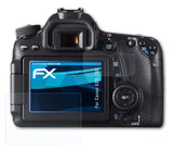 Schutzfolie atFoliX kompatibel mit Canon EOS 70D, ultraklare FX (3er Set)