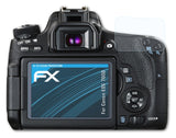 Schutzfolie atFoliX kompatibel mit Canon EOS 760D / EOS Rebel T6s, ultraklare FX (3er Set)