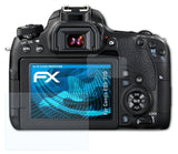 Schutzfolie atFoliX kompatibel mit Canon EOS 77D, ultraklare FX (3er Set)