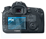 Schutzfolie atFoliX kompatibel mit Canon EOS 7D Mark II, ultraklare FX (3er Set)