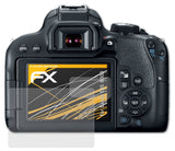 Panzerfolie atFoliX kompatibel mit Canon EOS 800D, entspiegelnde und stoßdämpfende FX (3er Set)