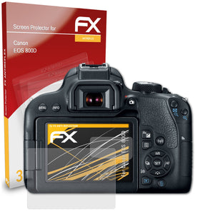 atFoliX FX-Antireflex Displayschutzfolie für Canon EOS 800D