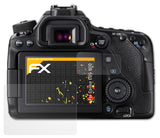 Panzerfolie atFoliX kompatibel mit Canon EOS 80D, entspiegelnde und stoßdämpfende FX (3er Set)