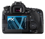 Schutzfolie atFoliX kompatibel mit Canon EOS 80D, ultraklare FX (3er Set)
