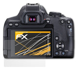 Panzerfolie atFoliX kompatibel mit Canon EOS 850D, entspiegelnde und stoßdämpfende FX (3X)