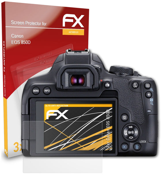 atFoliX FX-Antireflex Displayschutzfolie für Canon EOS 850D