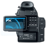 Schutzfolie atFoliX kompatibel mit Canon EOS C100, ultraklare FX (3X)