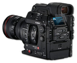 Schutzfolie atFoliX kompatibel mit Canon EOS C300 Mark II, ultraklare FX (3X)