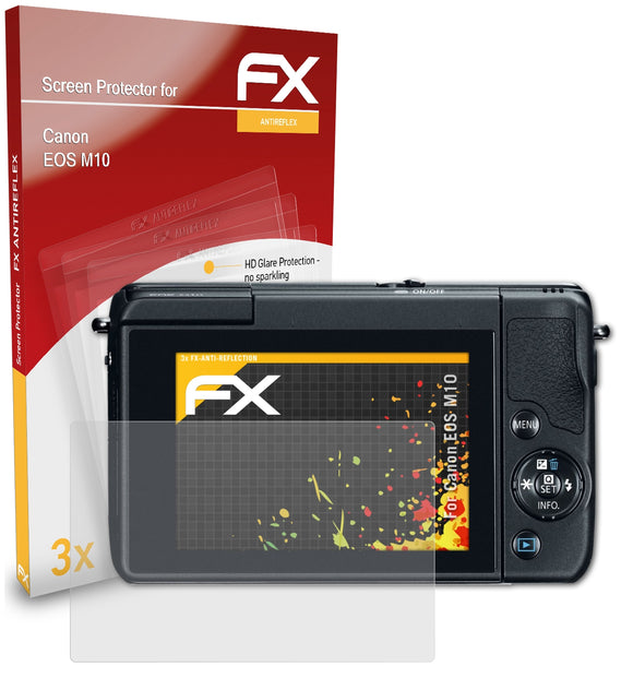 atFoliX FX-Antireflex Displayschutzfolie für Canon EOS M10