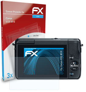 atFoliX FX-Clear Schutzfolie für Canon EOS M10