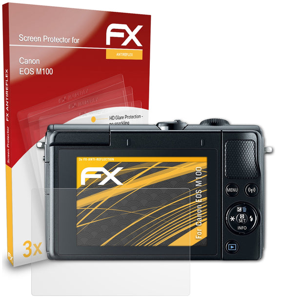 atFoliX FX-Antireflex Displayschutzfolie für Canon EOS M100