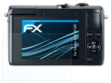 Schutzfolie atFoliX kompatibel mit Canon EOS M100, ultraklare FX (3X)