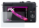 Glasfolie atFoliX kompatibel mit Canon EOS M200, 9H Hybrid-Glass FX