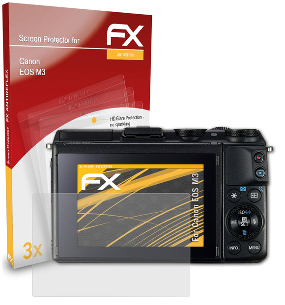 atFoliX FX-Antireflex Displayschutzfolie für Canon EOS M3