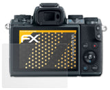 Panzerfolie atFoliX kompatibel mit Canon EOS M5, entspiegelnde und stoßdämpfende FX (3X)