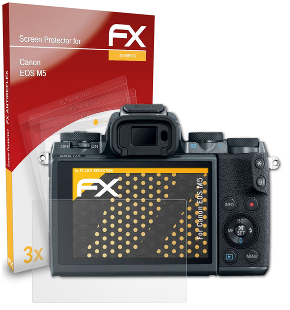 atFoliX FX-Antireflex Displayschutzfolie für Canon EOS M5
