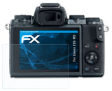 Schutzfolie atFoliX kompatibel mit Canon EOS M5, ultraklare FX (3X)