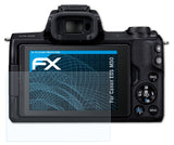 Schutzfolie atFoliX kompatibel mit Canon EOS M50, ultraklare FX (3X)