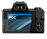 Schutzfolie atFoliX kompatibel mit Canon EOS M50 Mark II, ultraklare FX (3X)
