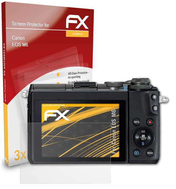 atFoliX FX-Antireflex Displayschutzfolie für Canon EOS M6
