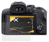 Panzerfolie atFoliX kompatibel mit Canon EOS R10, entspiegelnde und stoßdämpfende FX (3X)