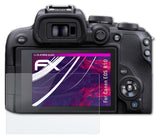 Glasfolie atFoliX kompatibel mit Canon EOS R10, 9H Hybrid-Glass FX