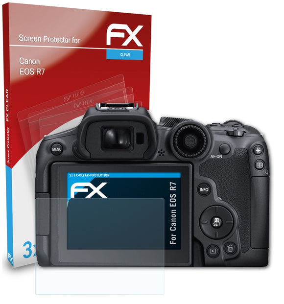 atFoliX FX-Clear Schutzfolie für Canon EOS R7